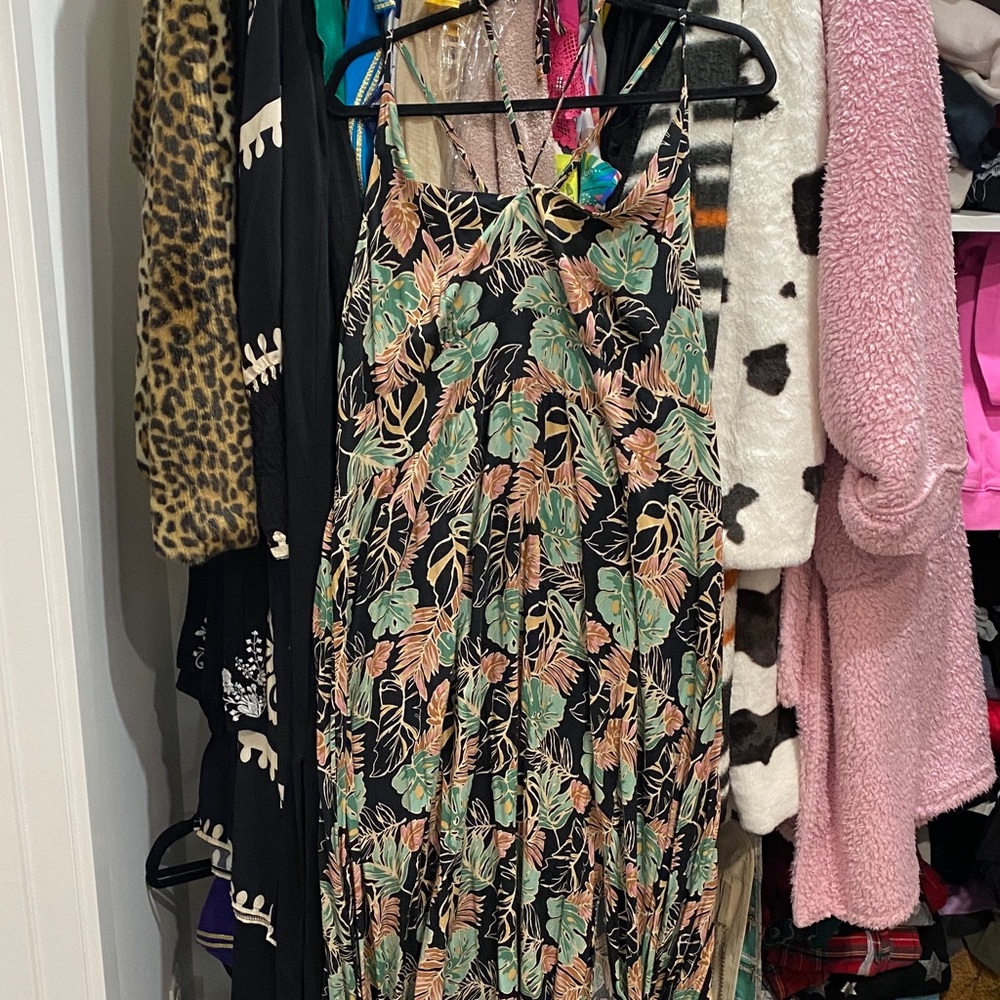 Floral Print Maxi Dress